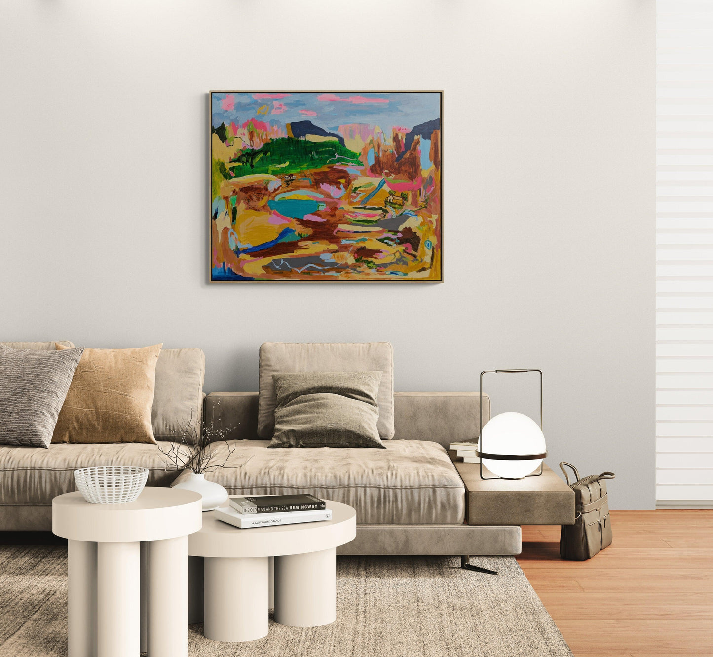 Abstract Rustic Landscape By Alpana Rai