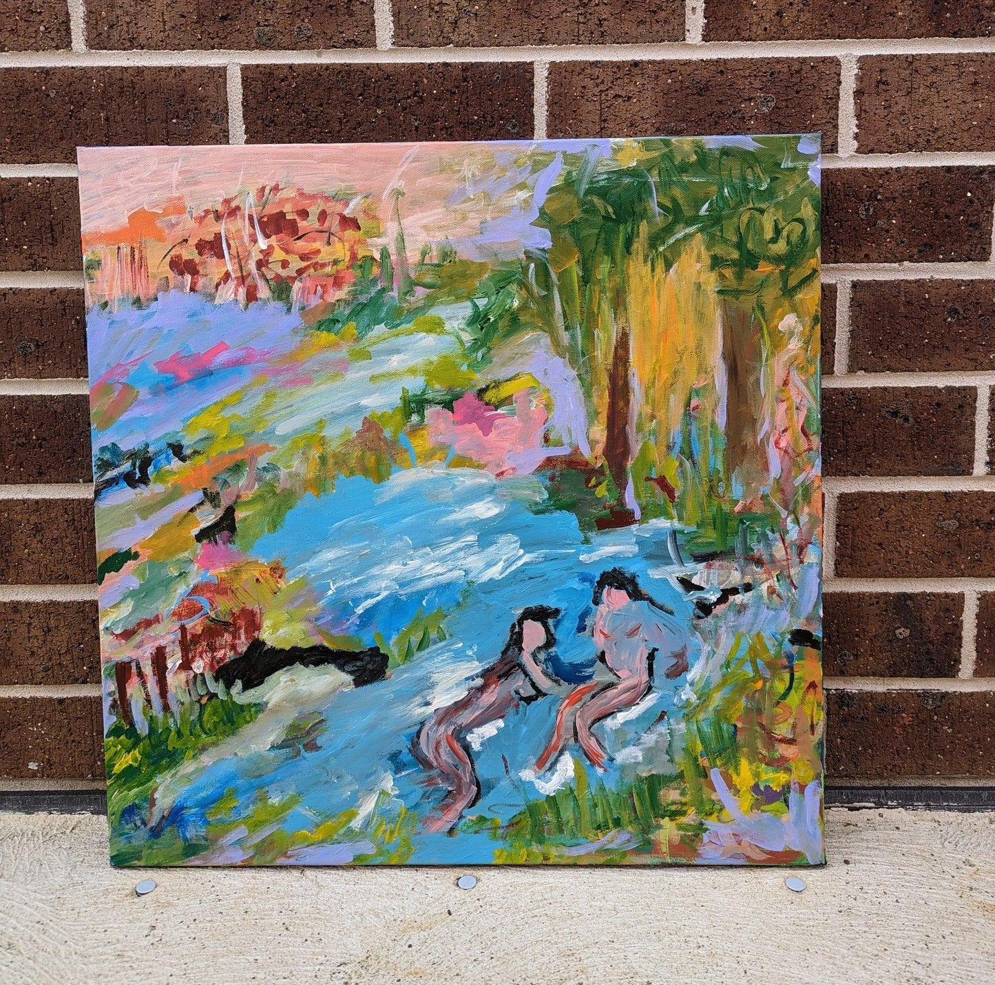 Riverside Rhapsody - Alpana Rai Arts