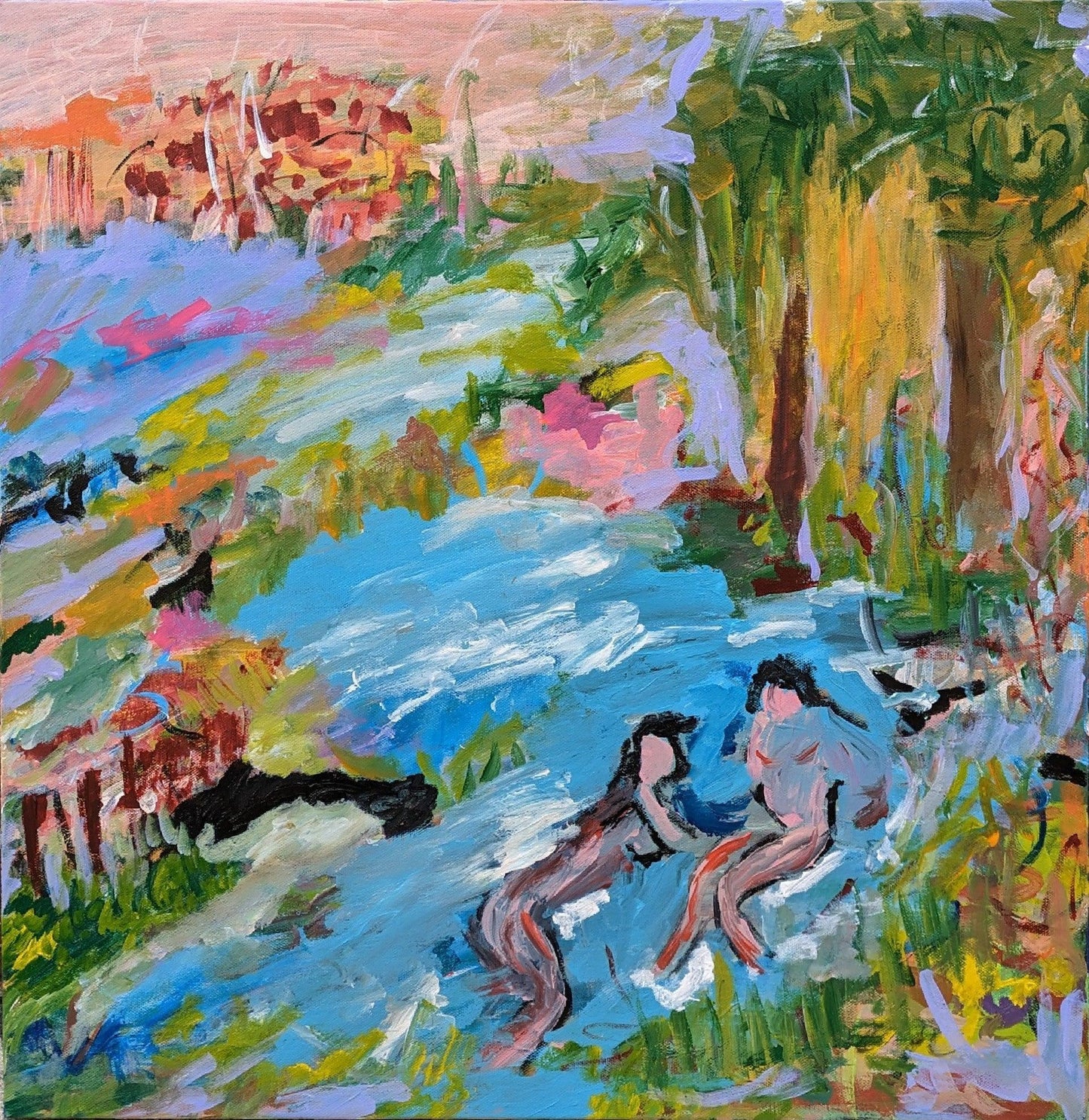 Riverside Rhapsody - Alpana Rai Arts