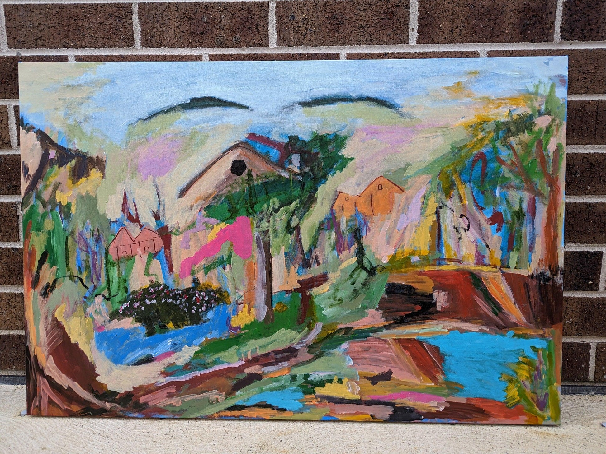 Living Near Water - Alpana Rai Arts