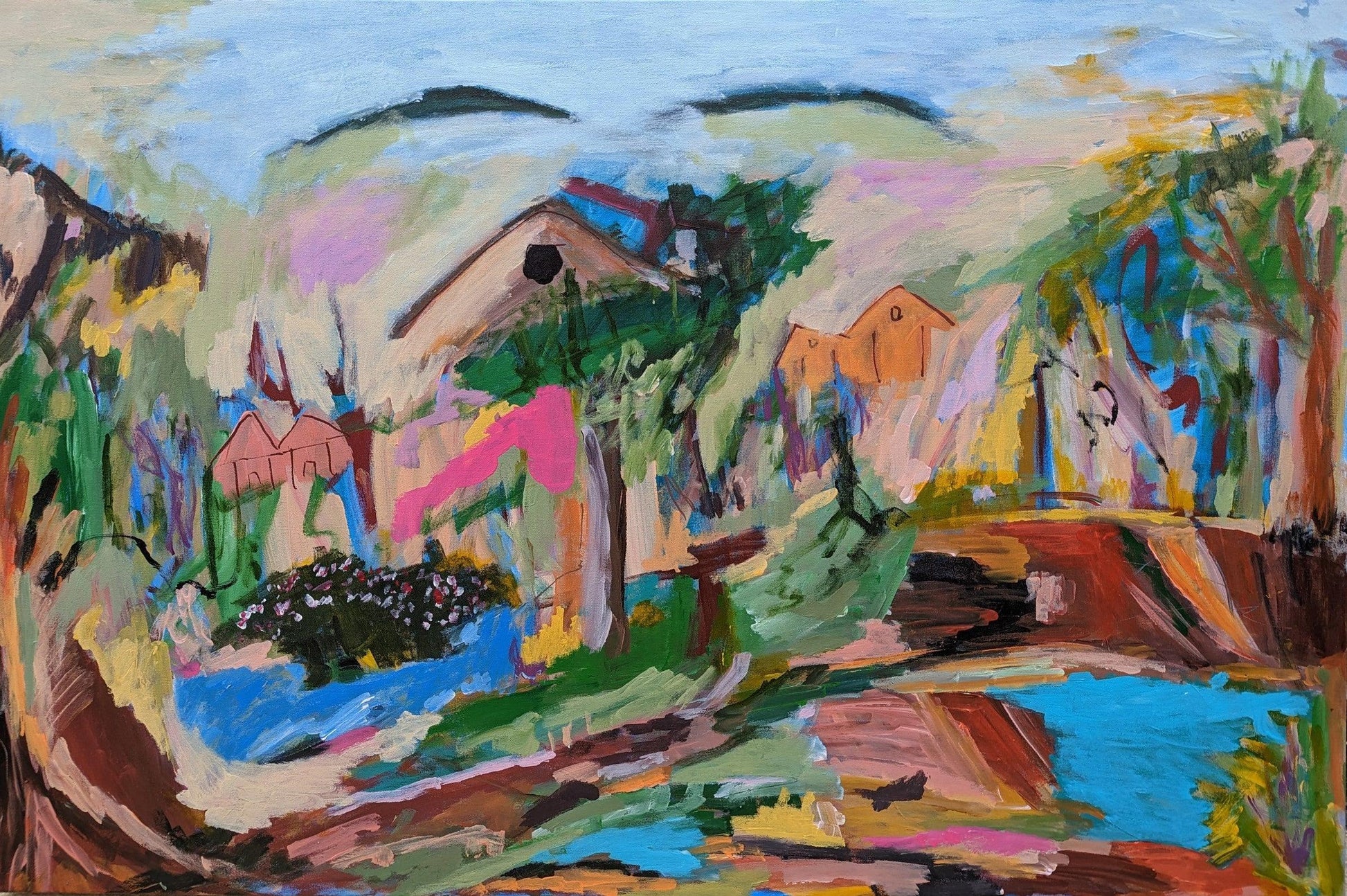 Living Near Water - Alpana Rai Arts