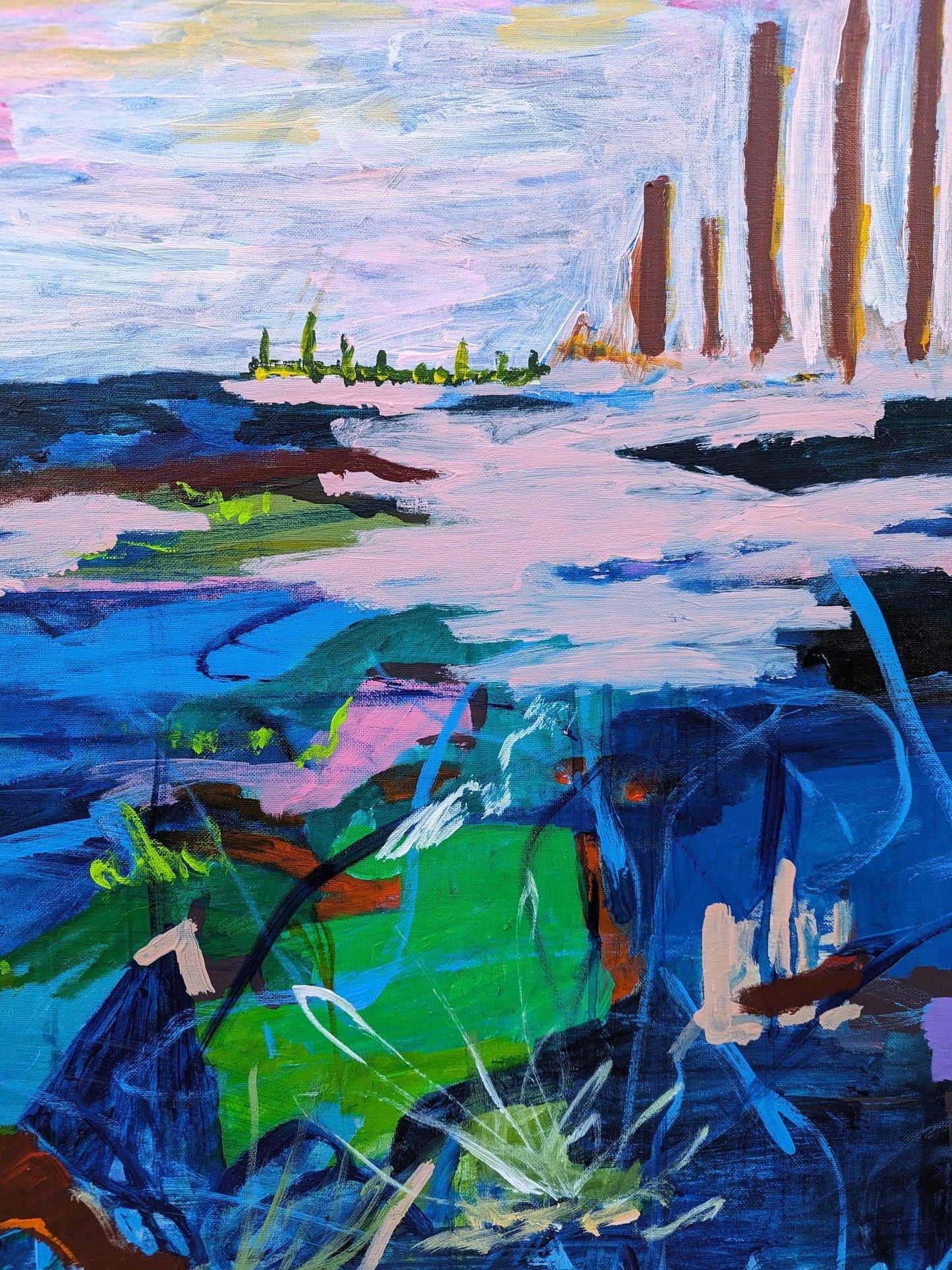 "So Much To Say" ( Set of 2 Paintings) - Alpana Rai Arts