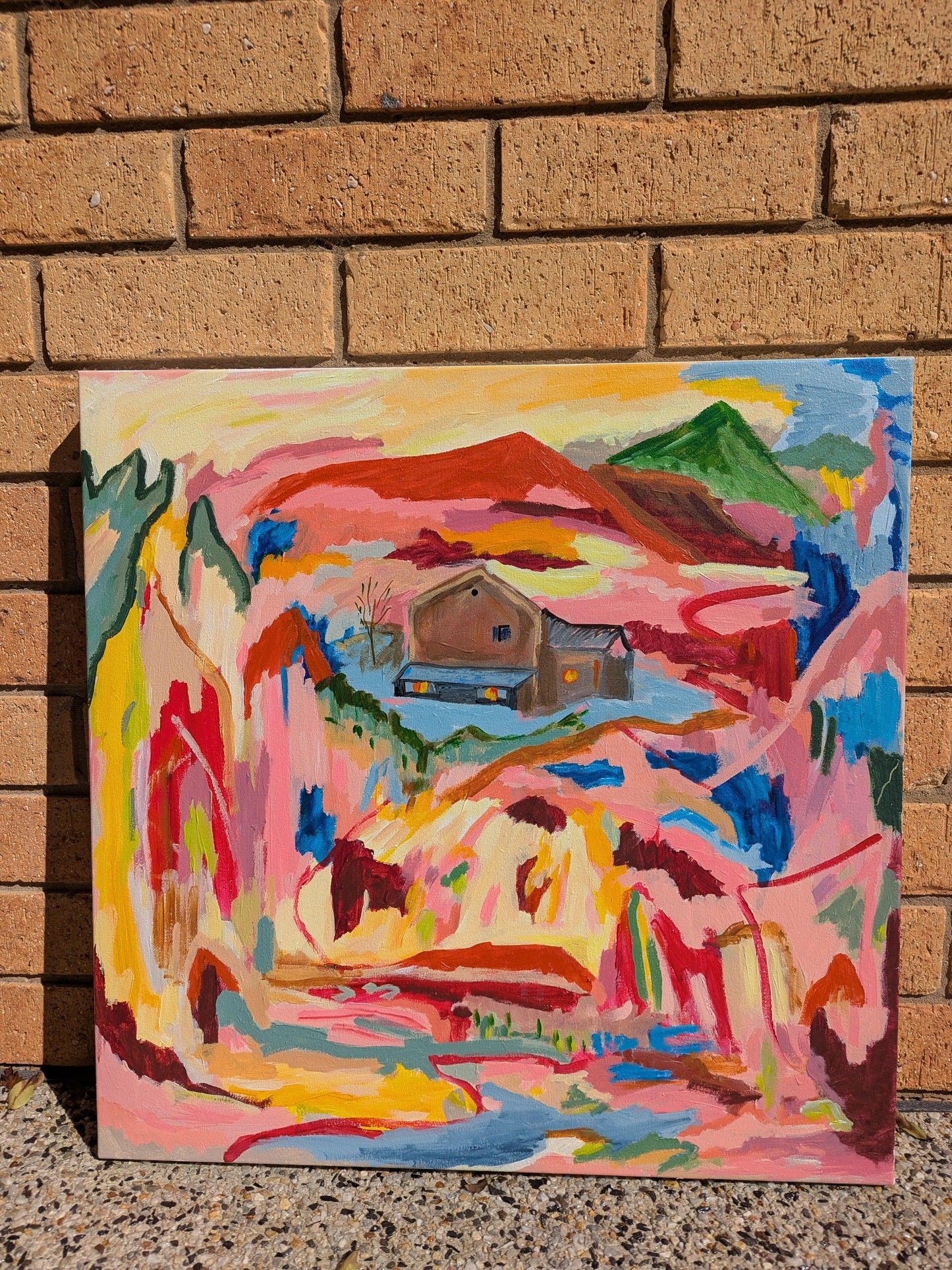 Minding Own Happiness- Original Art By Alpana Rai