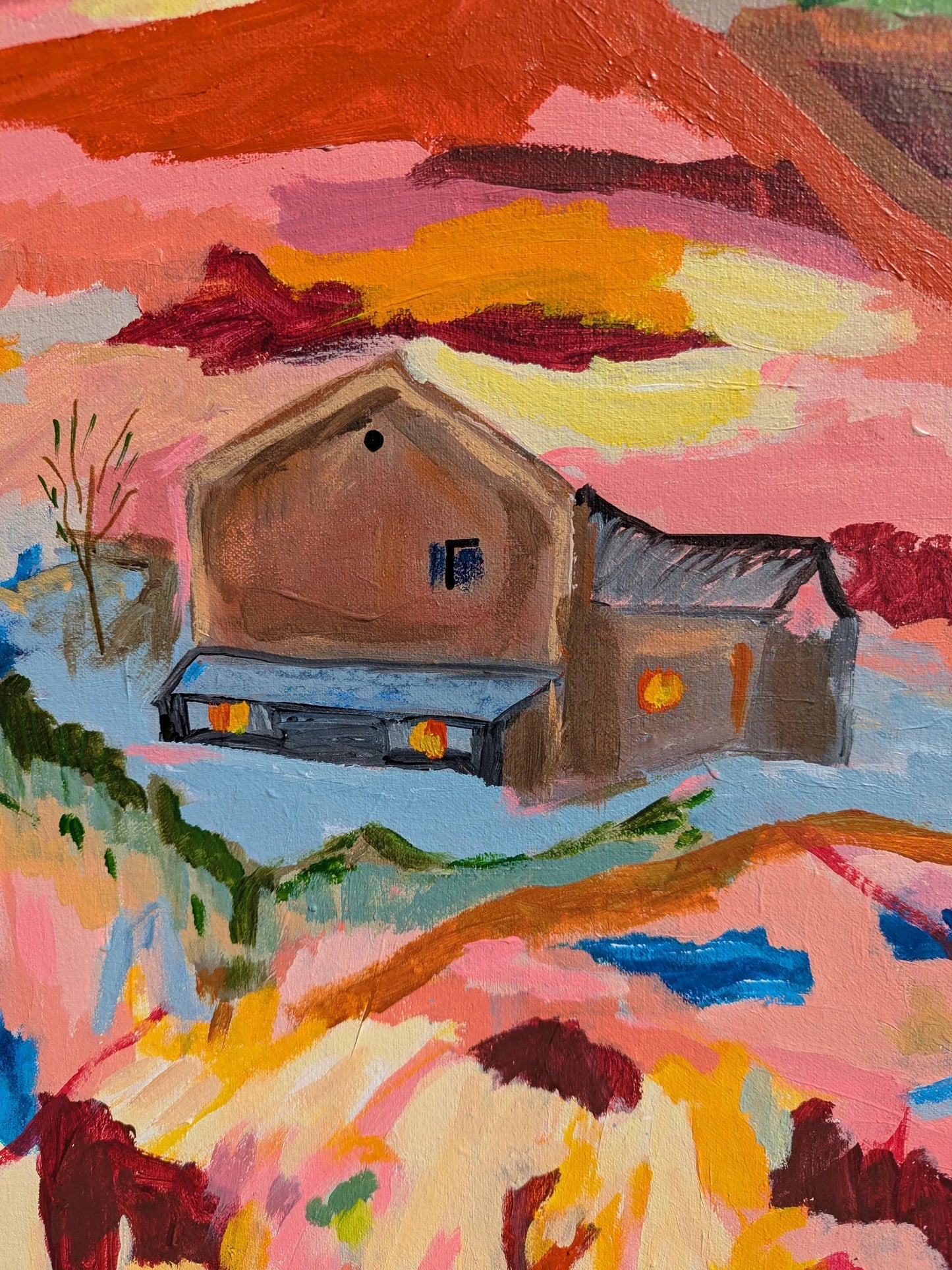 Minding Own Happiness- Original Art By Alpana Rai