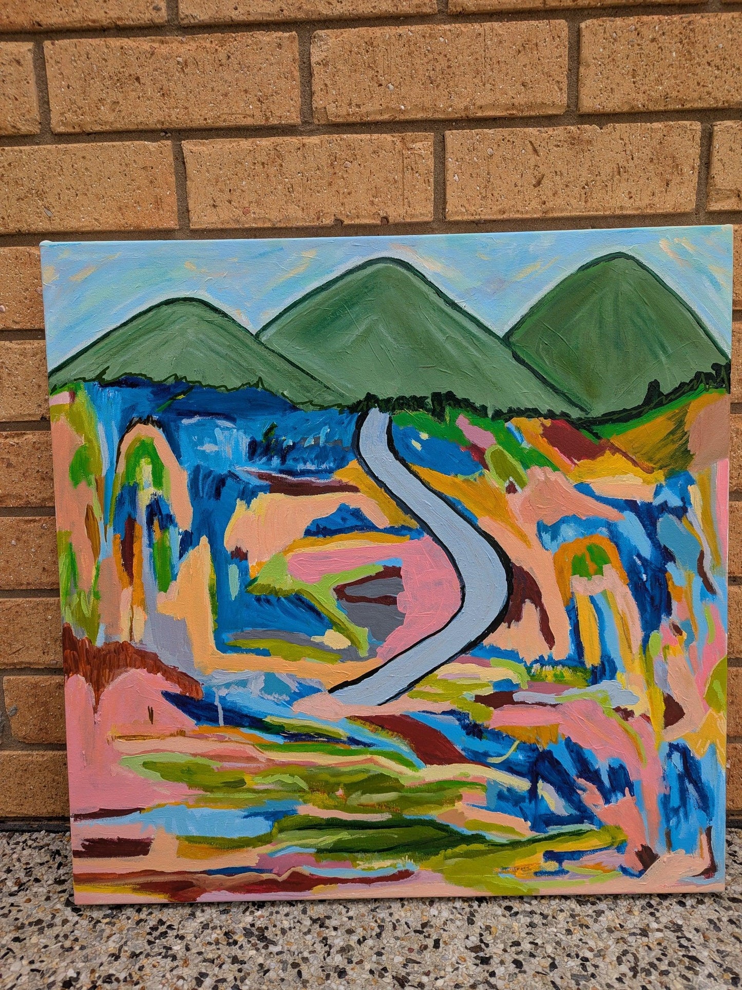 Winding Through the Wild - Original Art