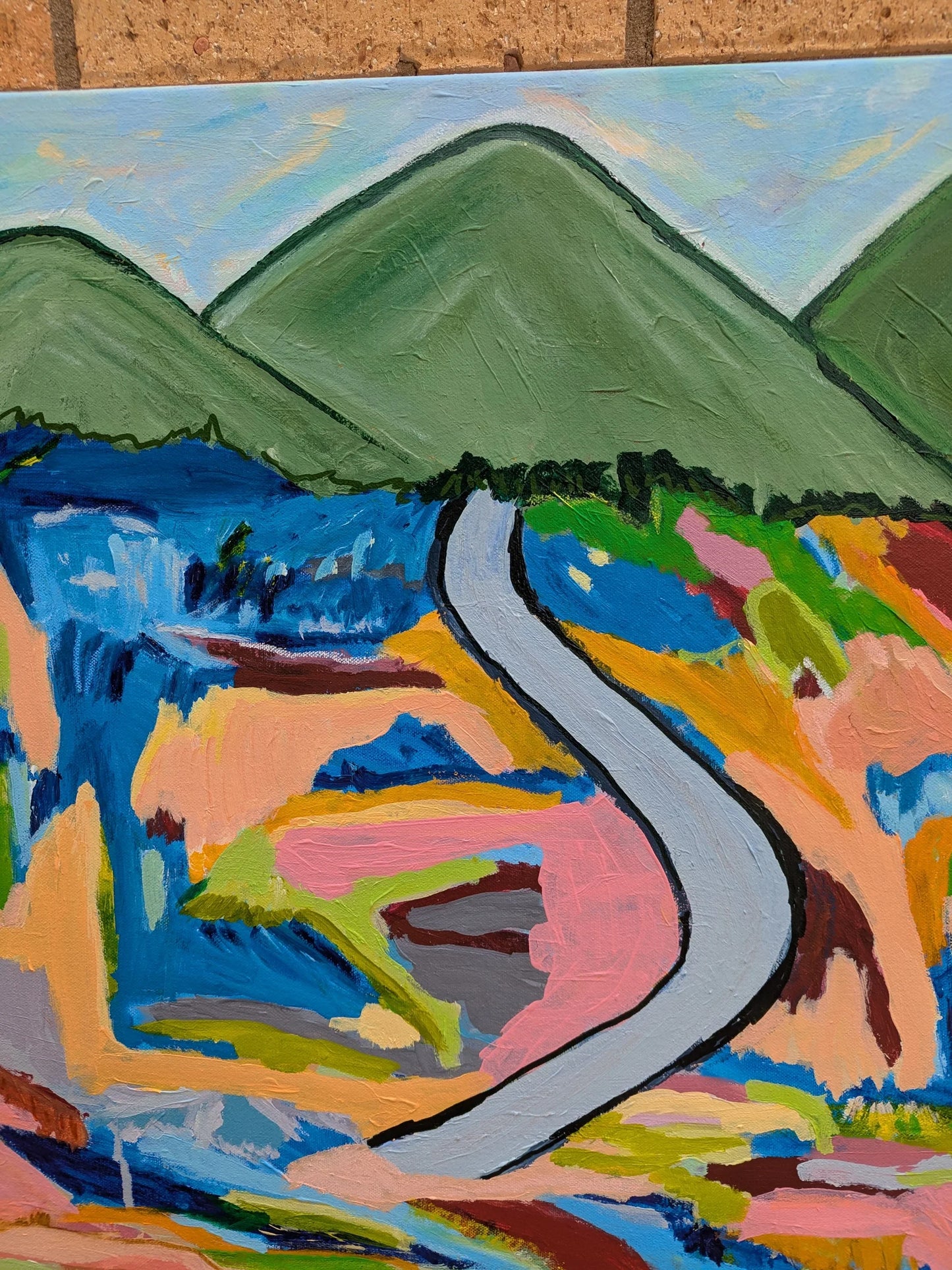 Winding Through the Wild - Original Art