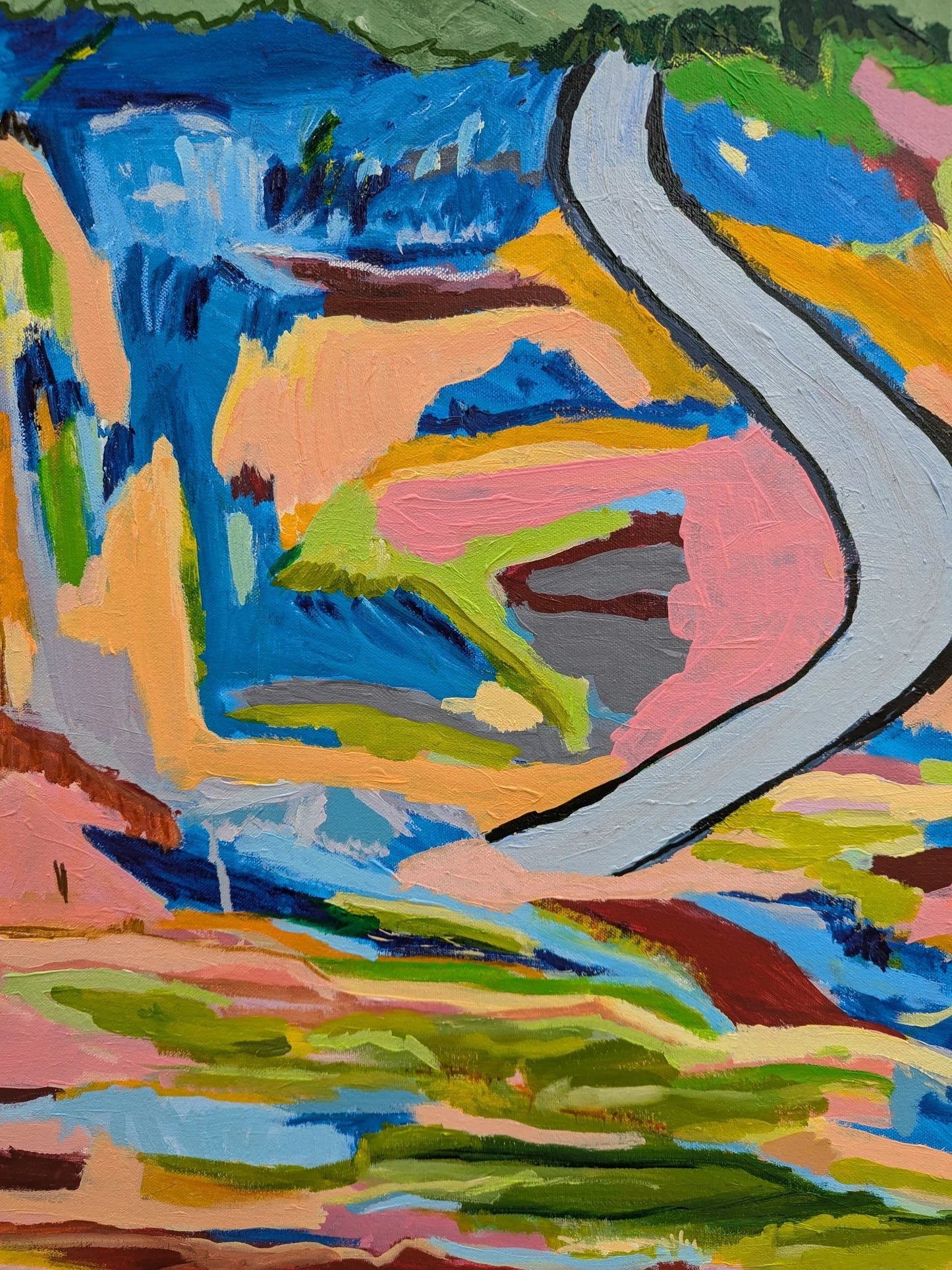 Winding Through the Wild - Original Art