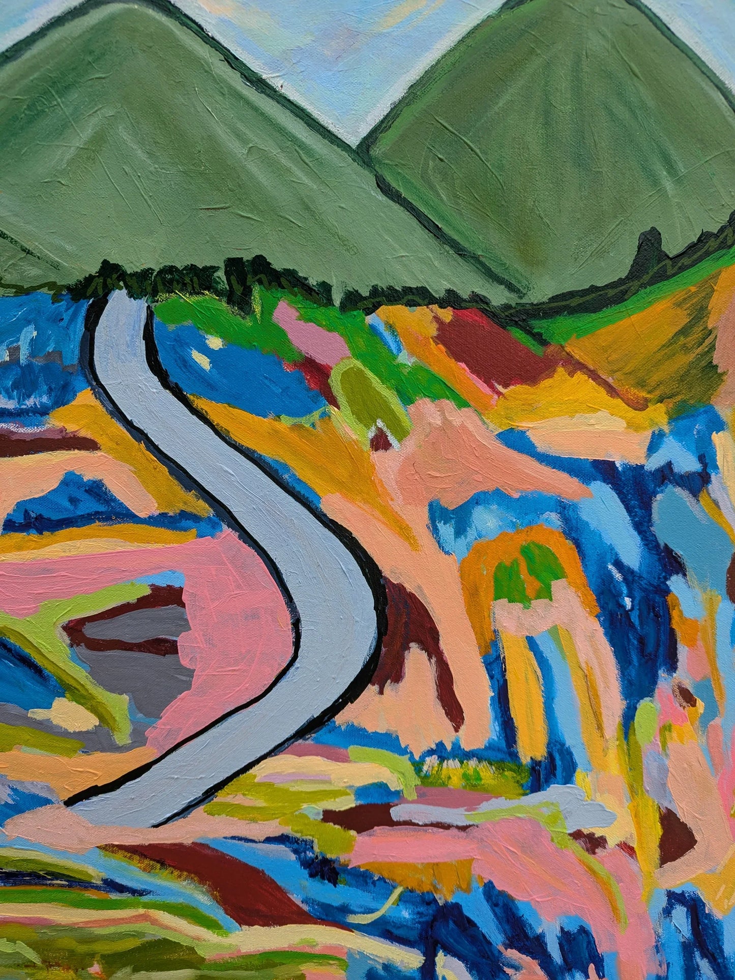 Winding Through the Wild - Original Art