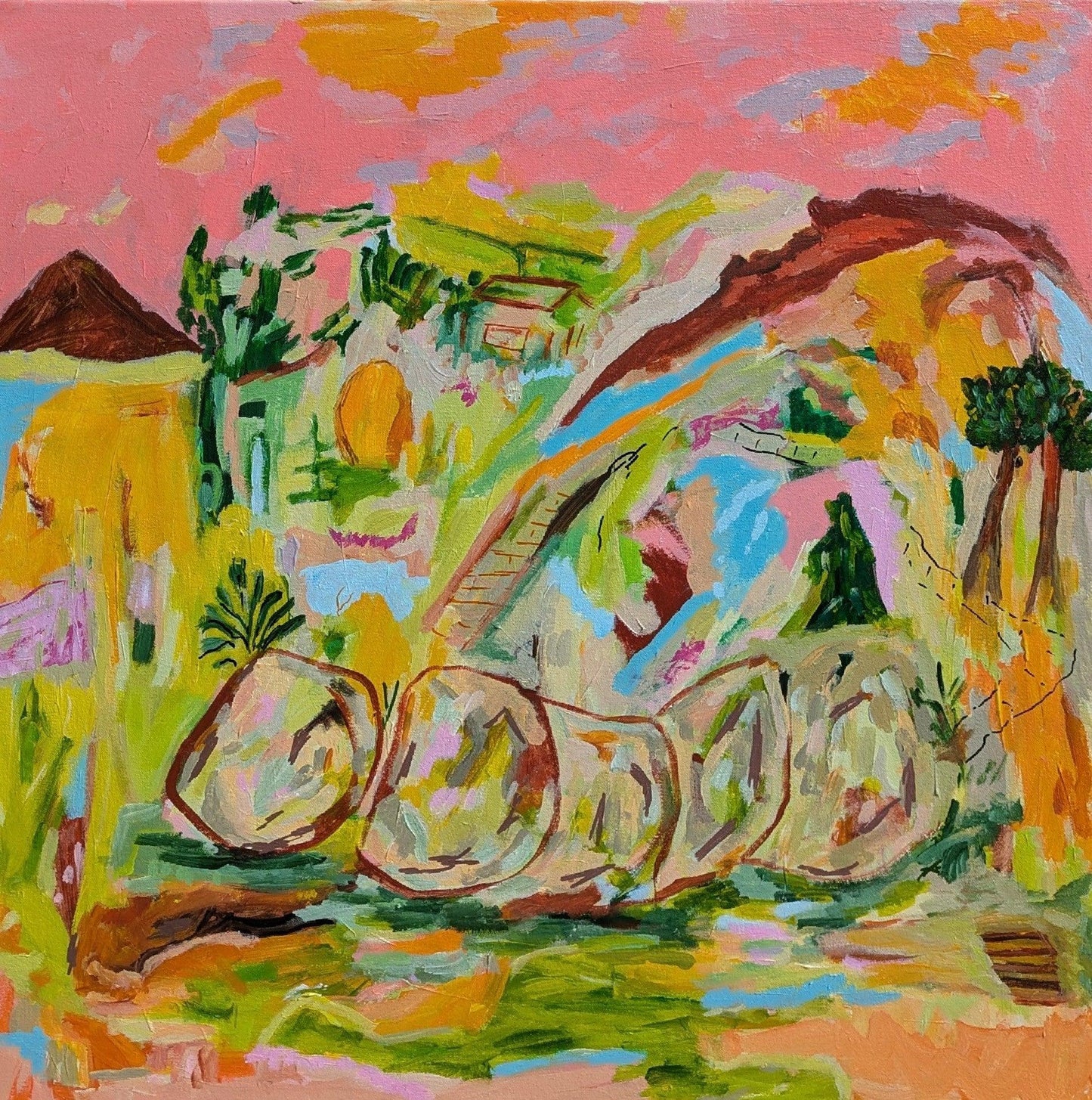 Love’s Endless Journey - Original Abstract Art