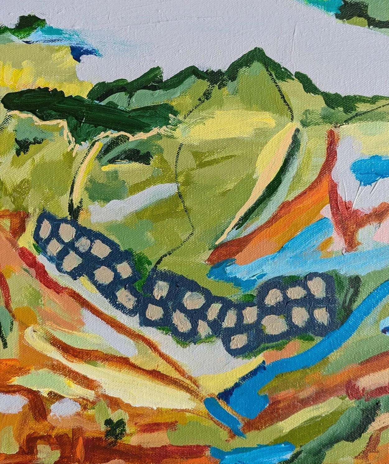 "Soul of Fields" Original Abstract