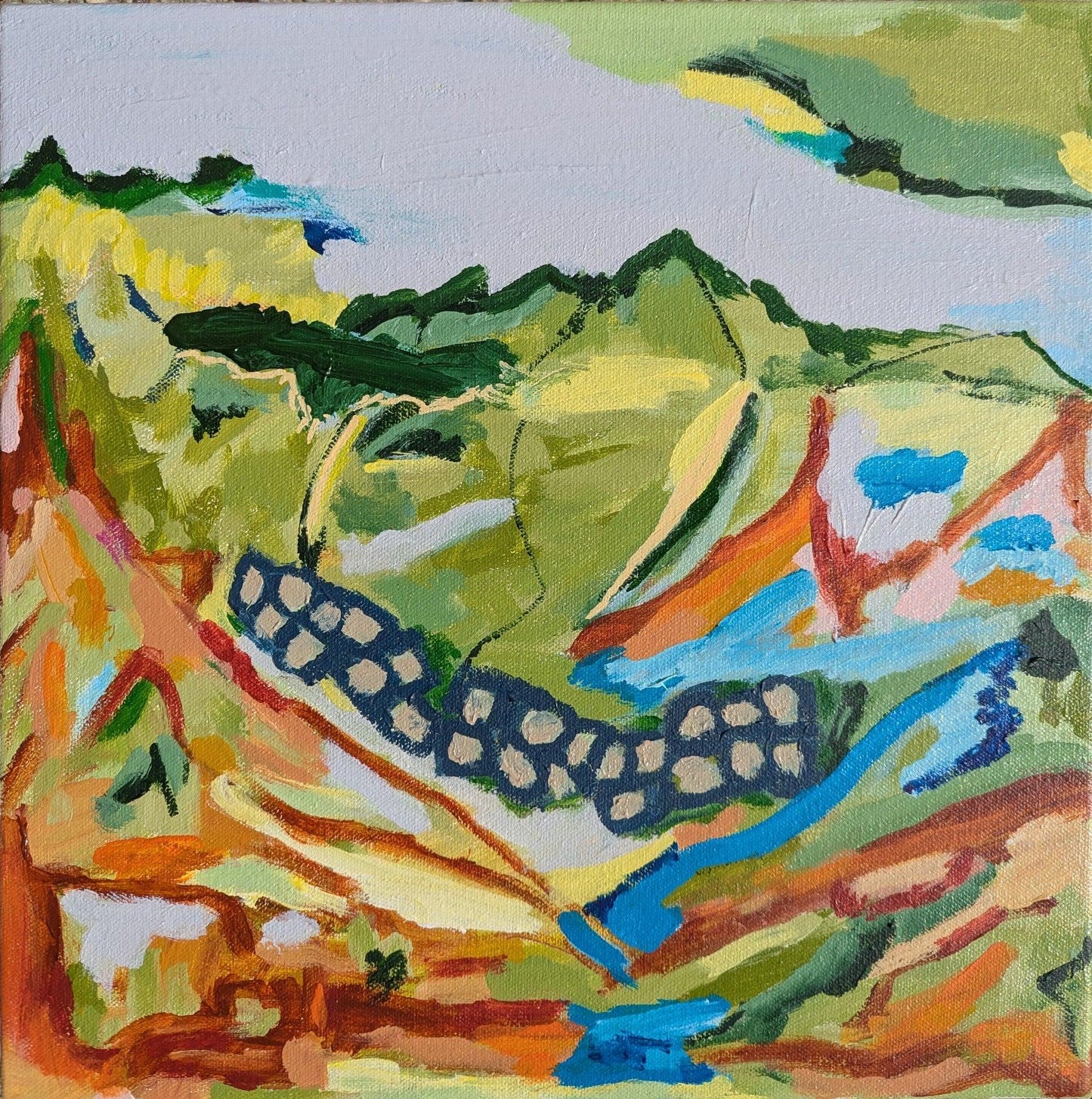 "Soul of Fields" Original Abstract