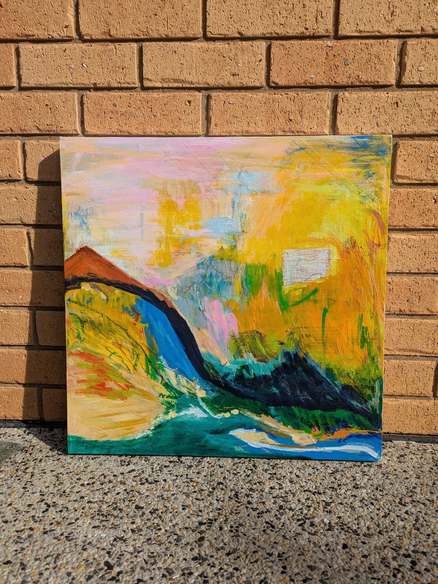 "Never Stop Believing" Original Painting By Alpana Rai