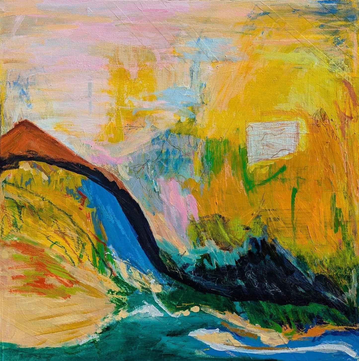 "Never Stop Believing" Original Painting By Alpana Rai