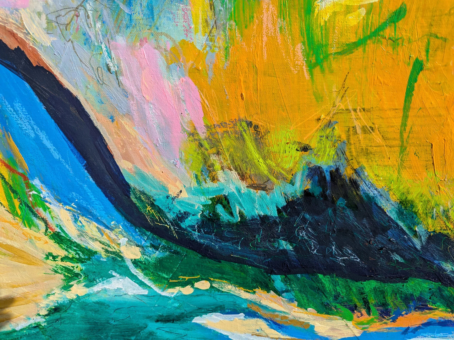 "Never Stop Believing" Original Painting By Alpana Rai