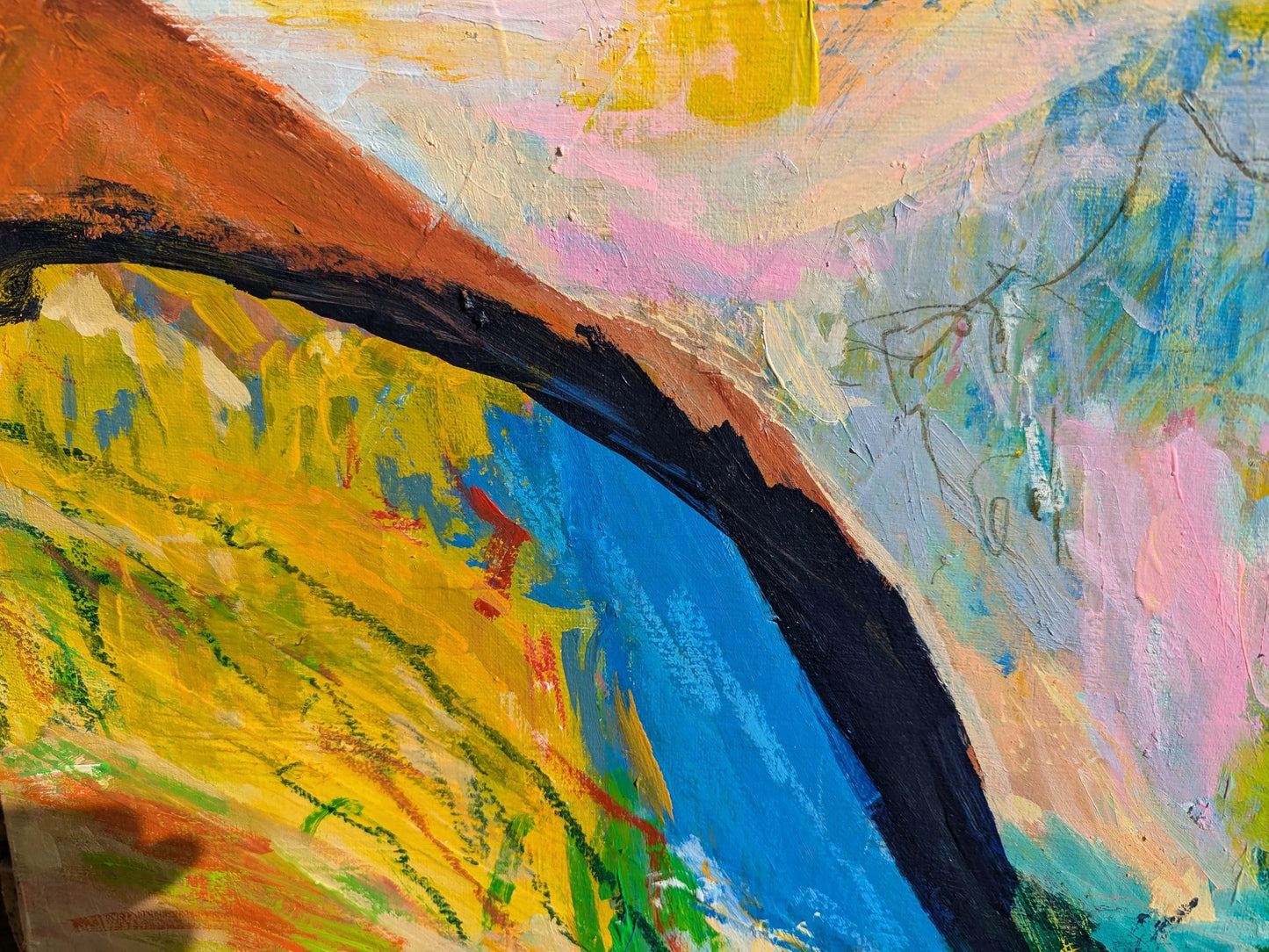 "Never Stop Believing" Original Painting By Alpana Rai