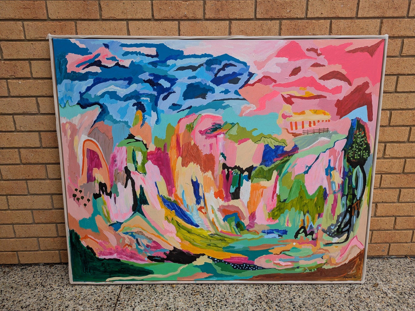 Festive Kind of Day- Original Abstract Art