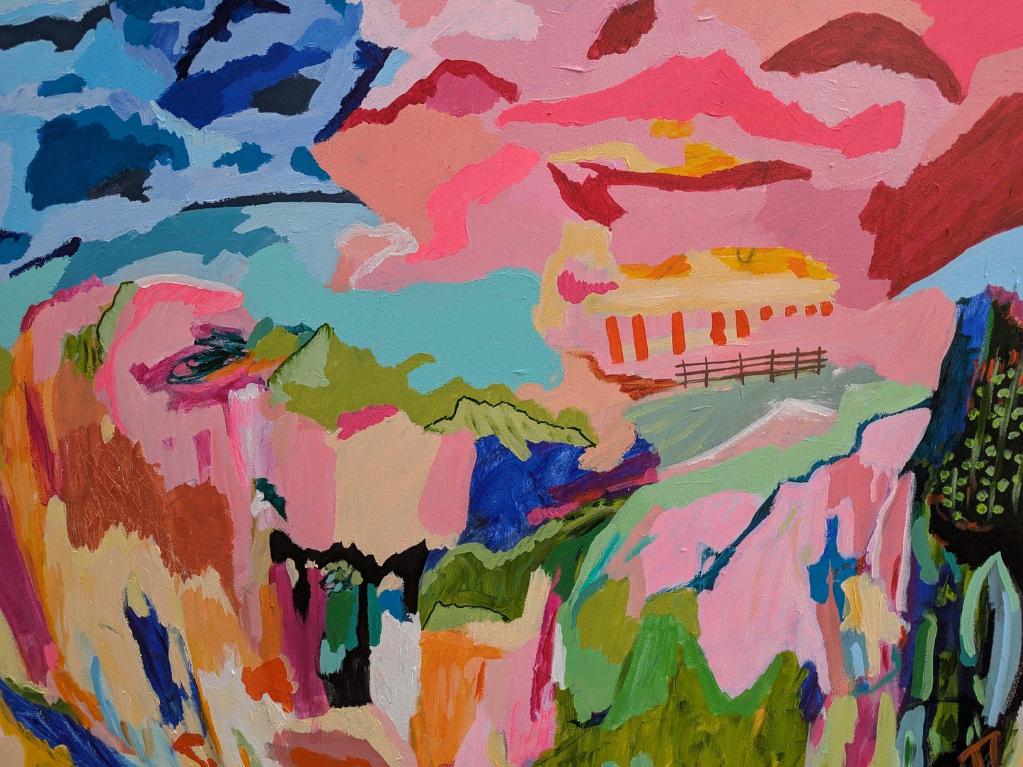 Festive Kind of Day- Original Abstract Art