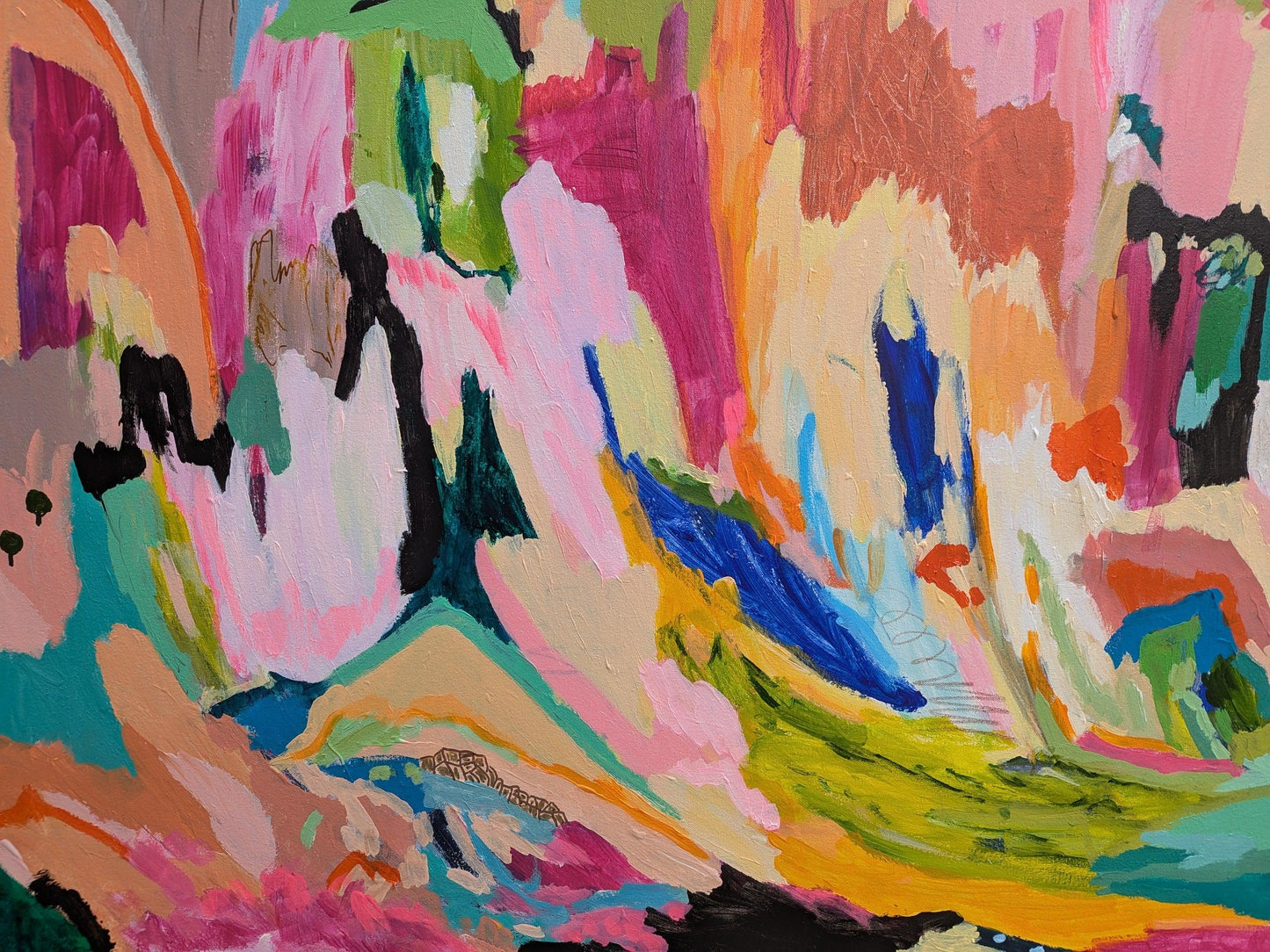 Festive Kind of Day- Original Abstract Art