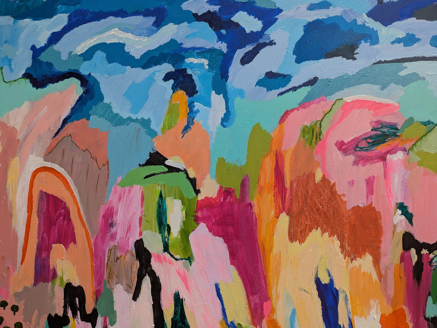 Festive Kind of Day- Original Abstract Art