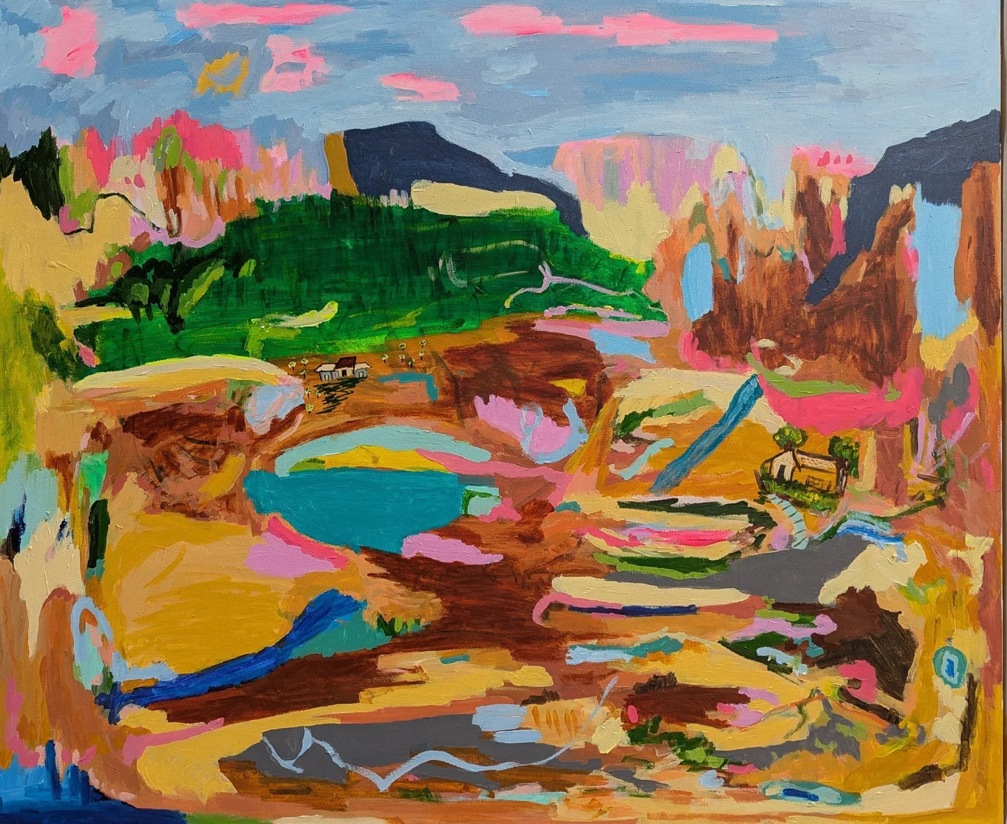 Family Weekend - Original Art By Alpana Rai