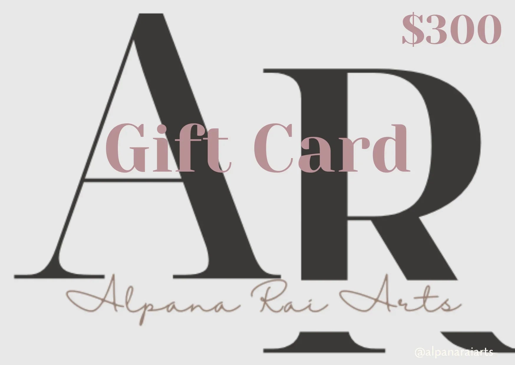 Alpana Rai Arts Gift Card - Alpana Rai Arts