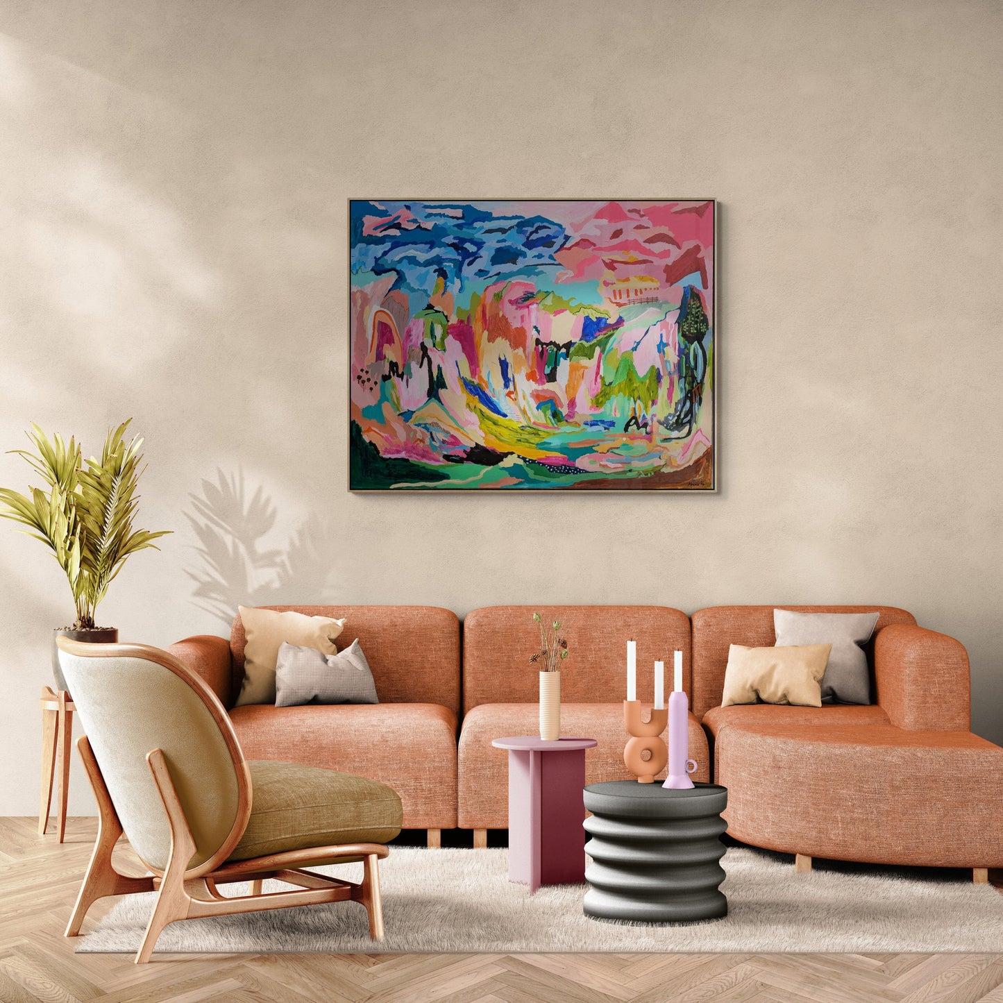 Festive Kind of Day- Original Abstract Art