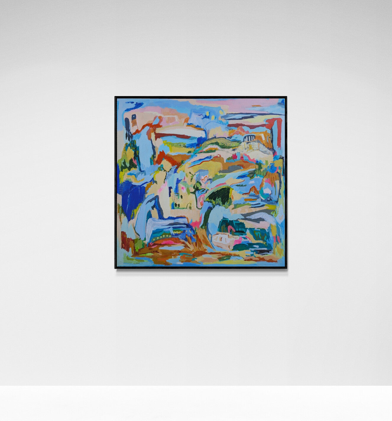 "Mapping the Unseen" Original Abstract Landscape