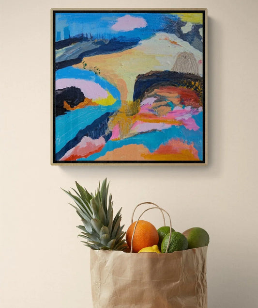 “Where Color Dreams Begin” Original painting By Alpana Rai