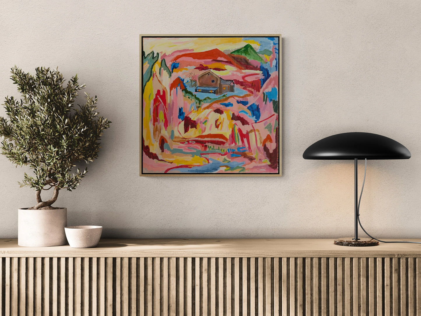 Minding Own Happiness- Original Art By Alpana Rai