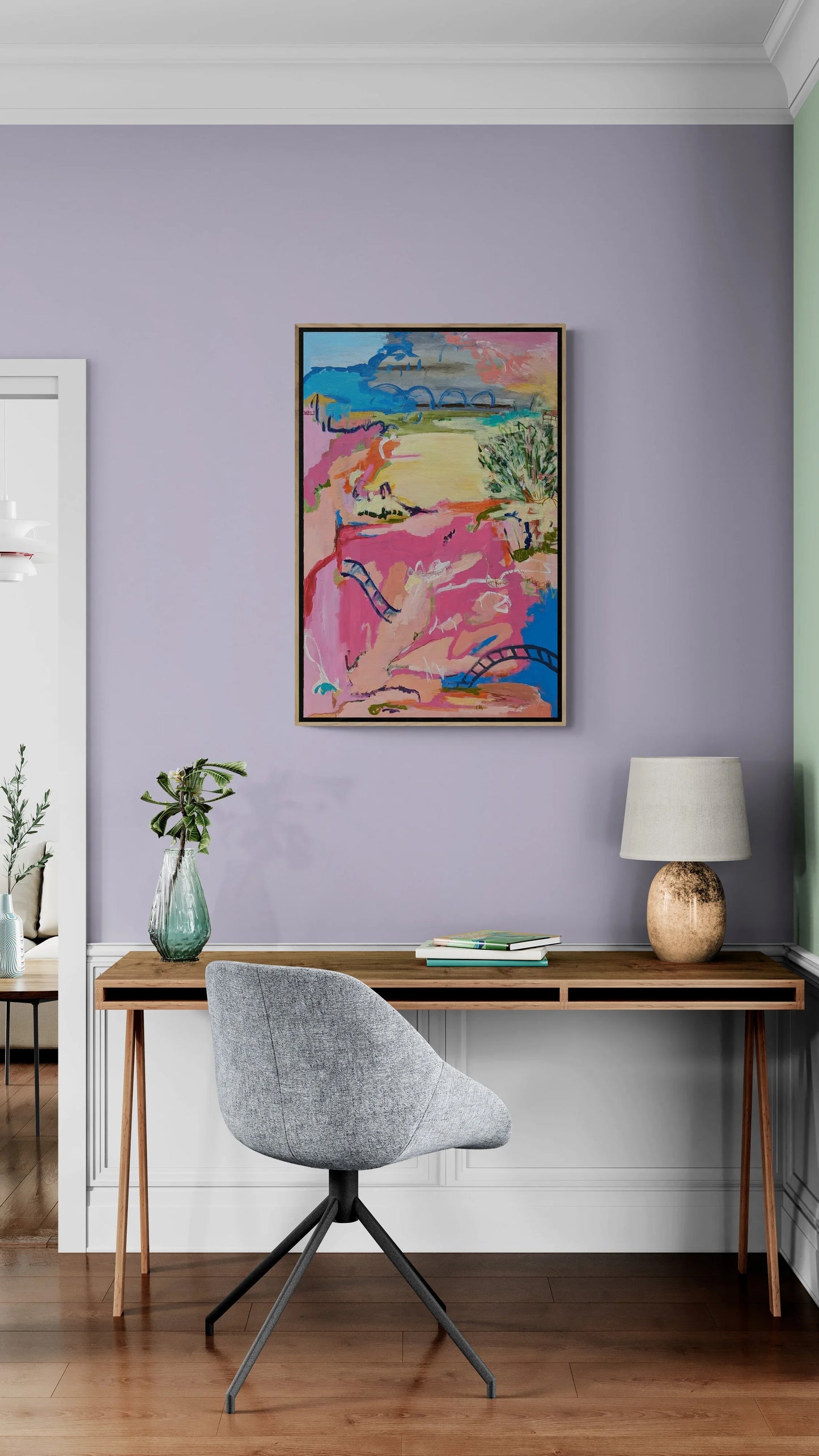 Day Begins - Original Abstract Landscape