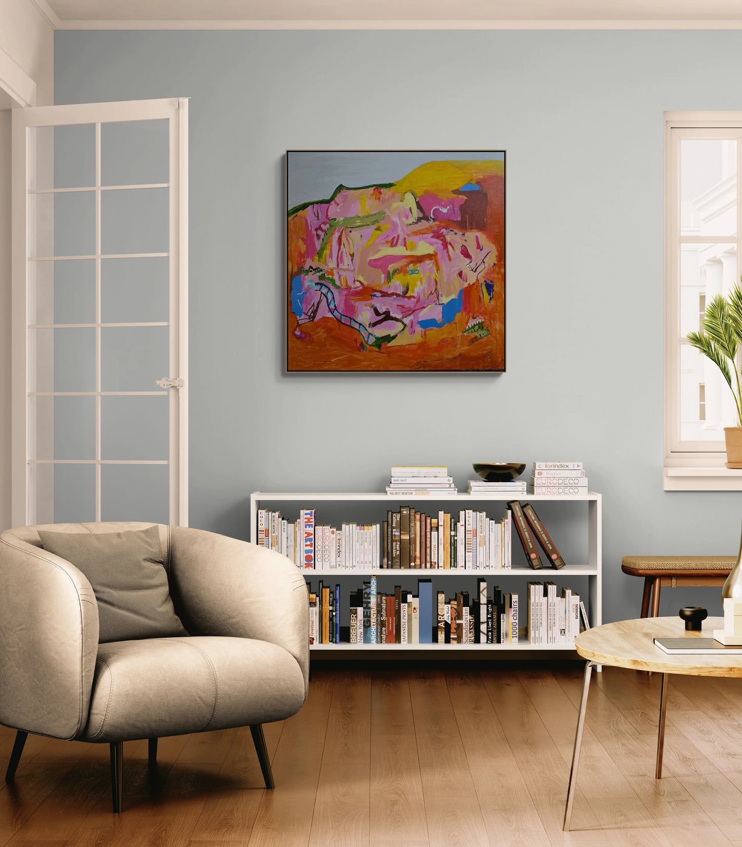 "A Glimpse Of Peace" Original Abstract Landscape By Alpana Rai