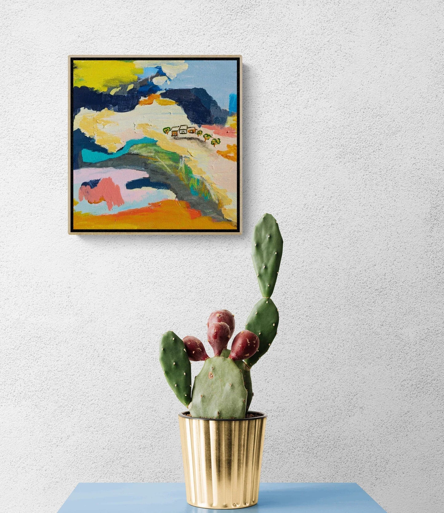 "In the stillness, we found a place" Original painting By Alpana Rai