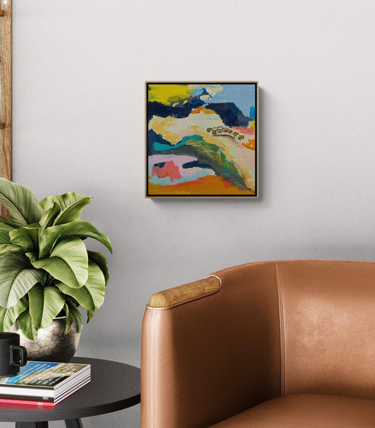 "In the stillness, we found a place" Original painting By Alpana Rai