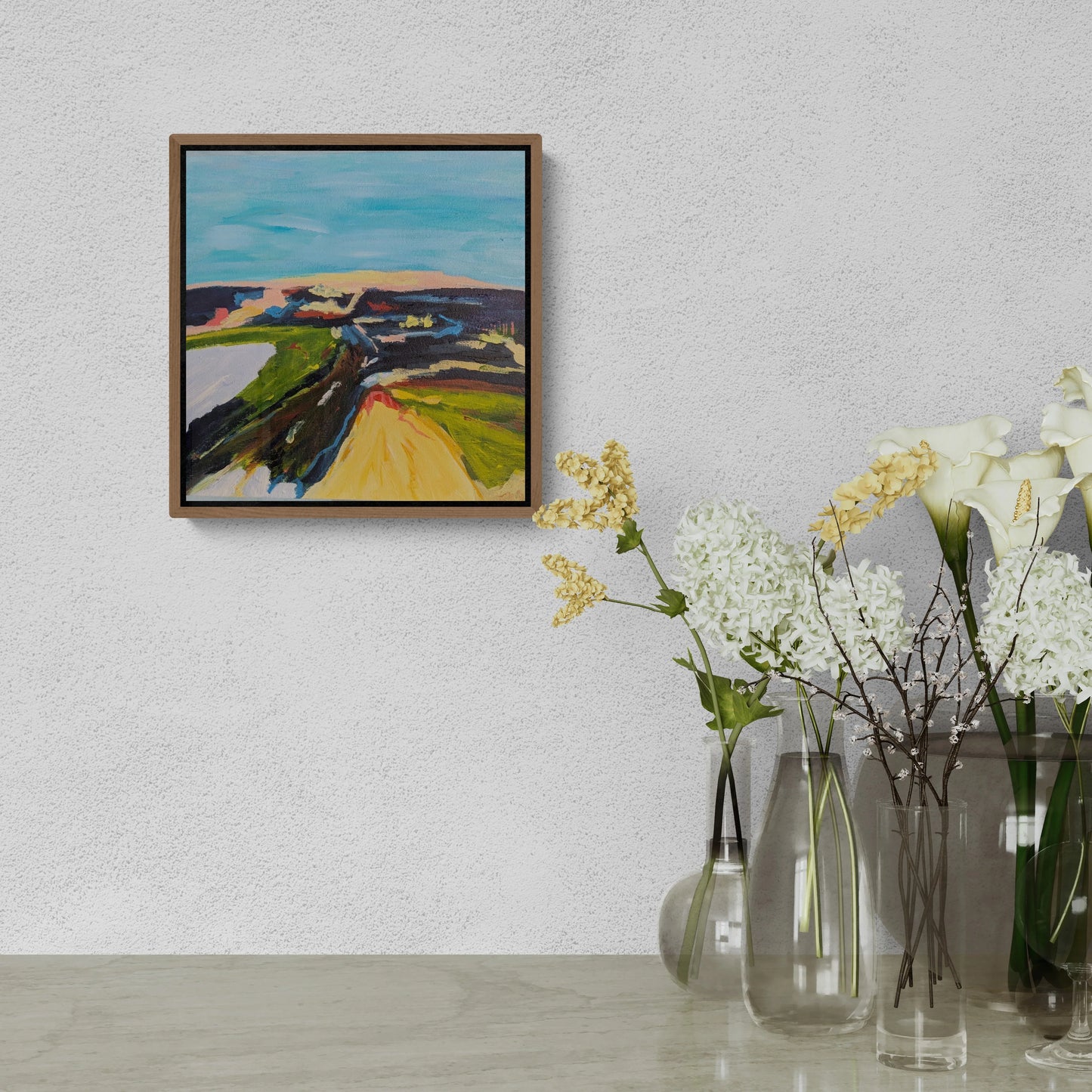 "Chance Meeting" original Art By Alpana Rai