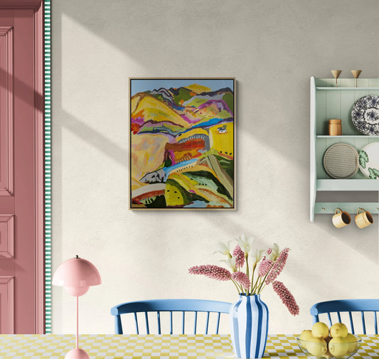 "Lets enjoy the Weekned " Original Art by Alpana Rai