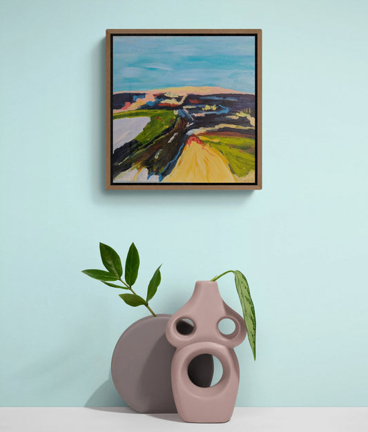 "Chance Meeting" original Art By Alpana Rai