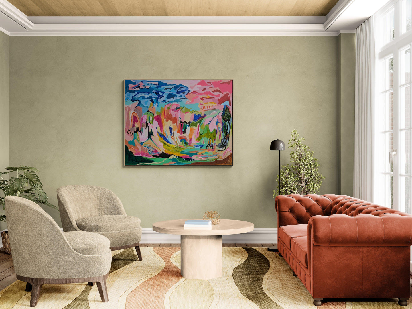 Festive Kind of Day- Original Abstract Art