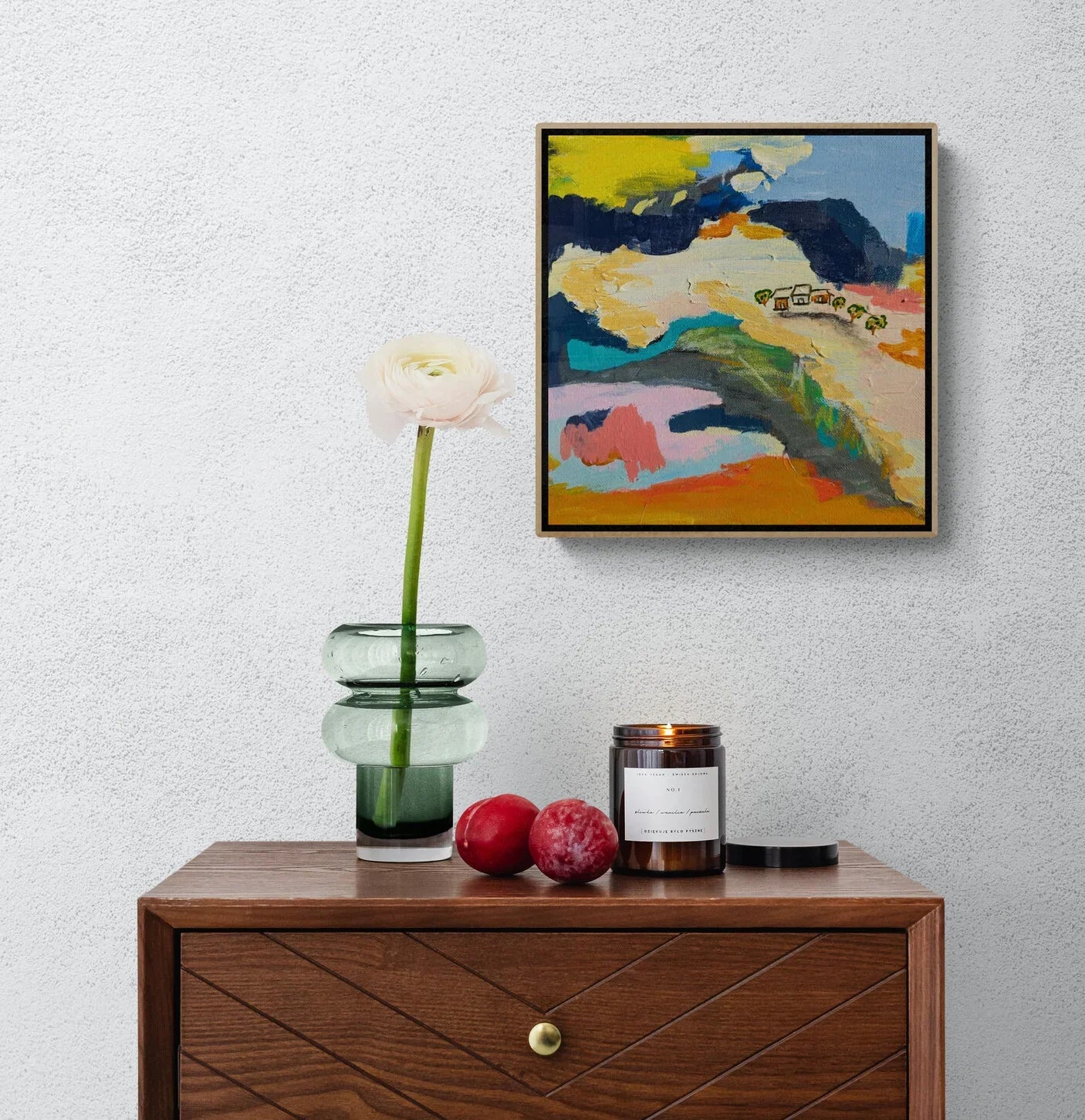 "In the stillness, we found a place" Original painting By Alpana Rai