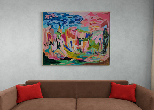 Festive Kind of Day- Original Abstract Art