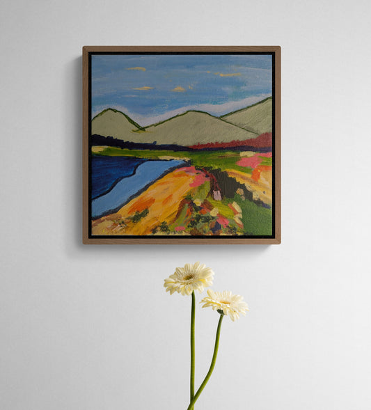 Golden Path to the Mountains