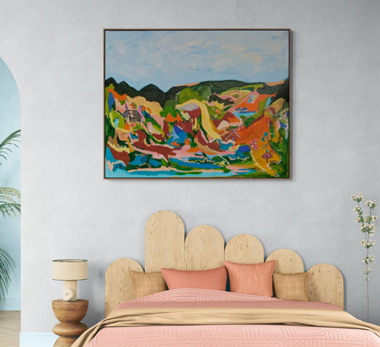 "Unchanged" Original Abstract Landscape By Alpana Rai