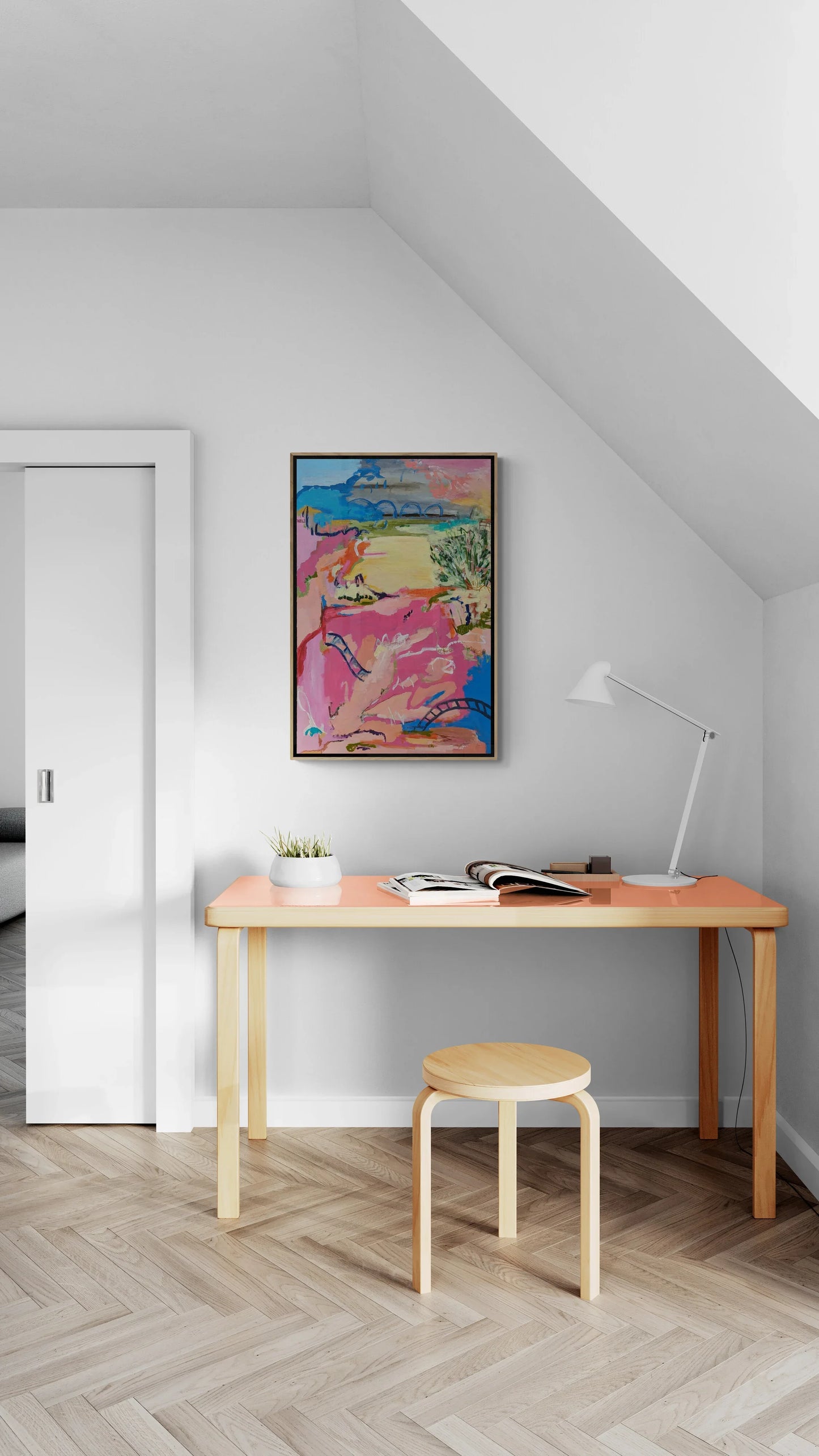 Day Begins - Original Abstract Landscape