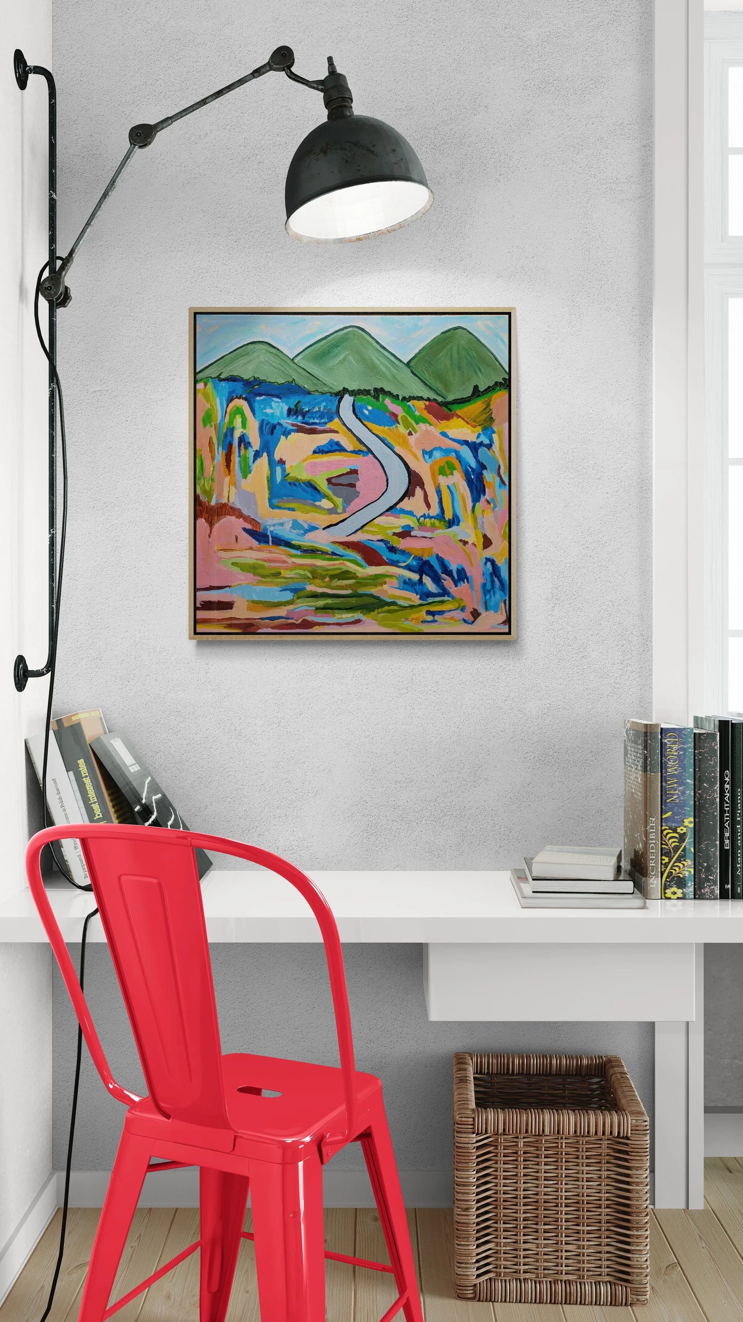 Winding Through the Wild - Original Art