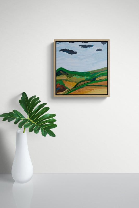 "The End is New Beginning" Abstract Landscape