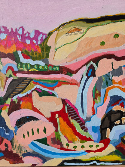Finding My Way Home – Original Abstract Landscape Painting