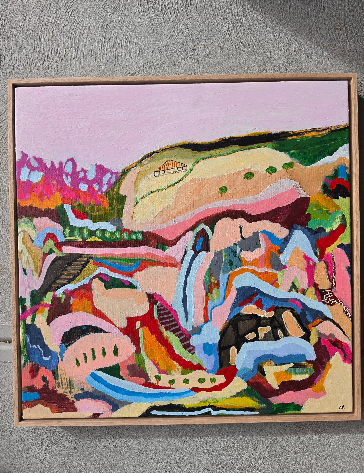 Finding My Way Home – Original Abstract Landscape Painting
