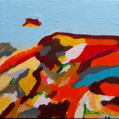 The Land I Carry Within – Original Abstract Landscape Painting