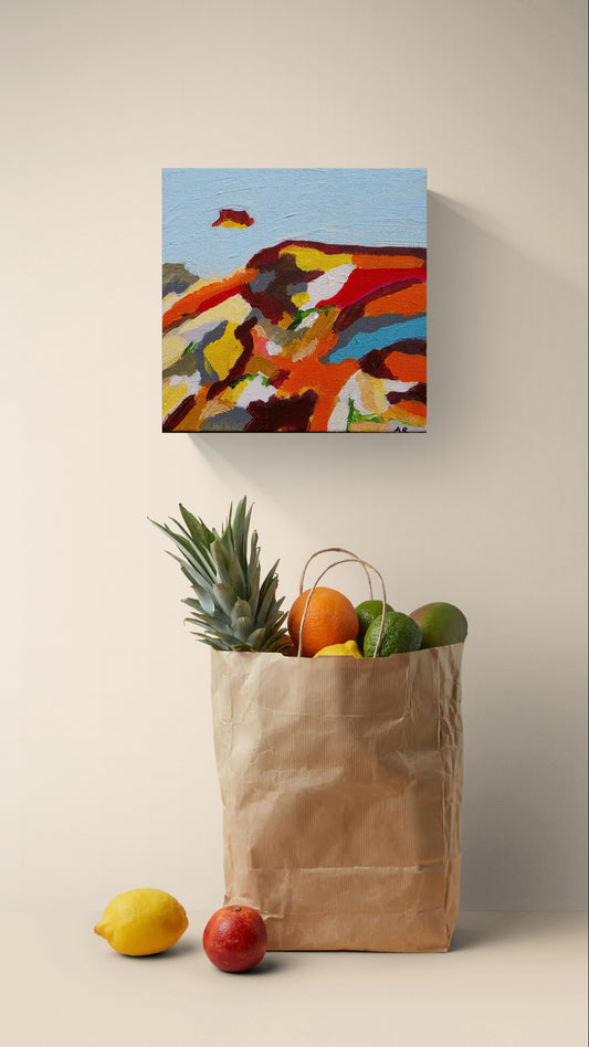 The Land I Carry Within – Original Abstract Landscape Painting