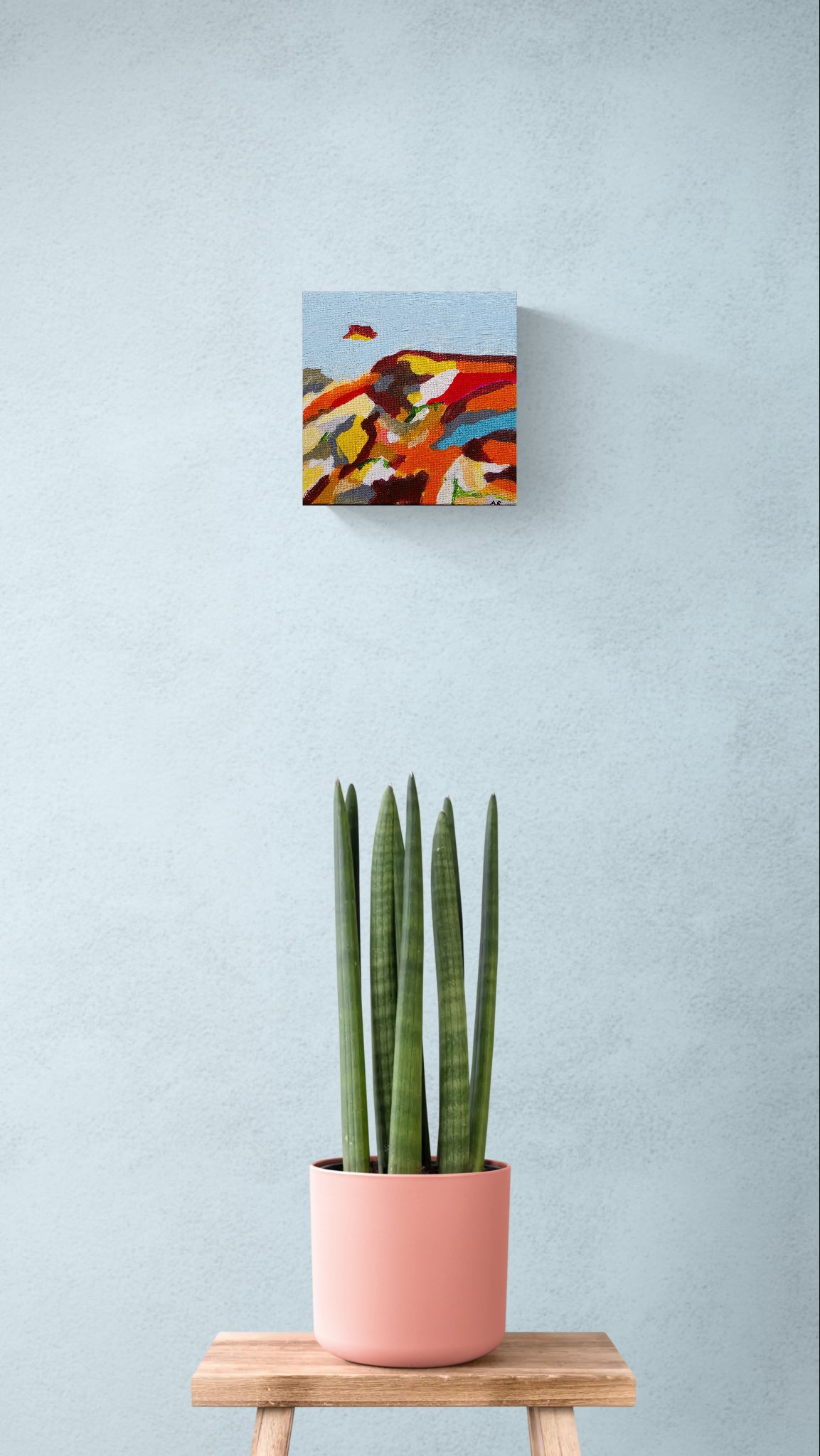 The Land I Carry Within – Original Abstract Landscape Painting