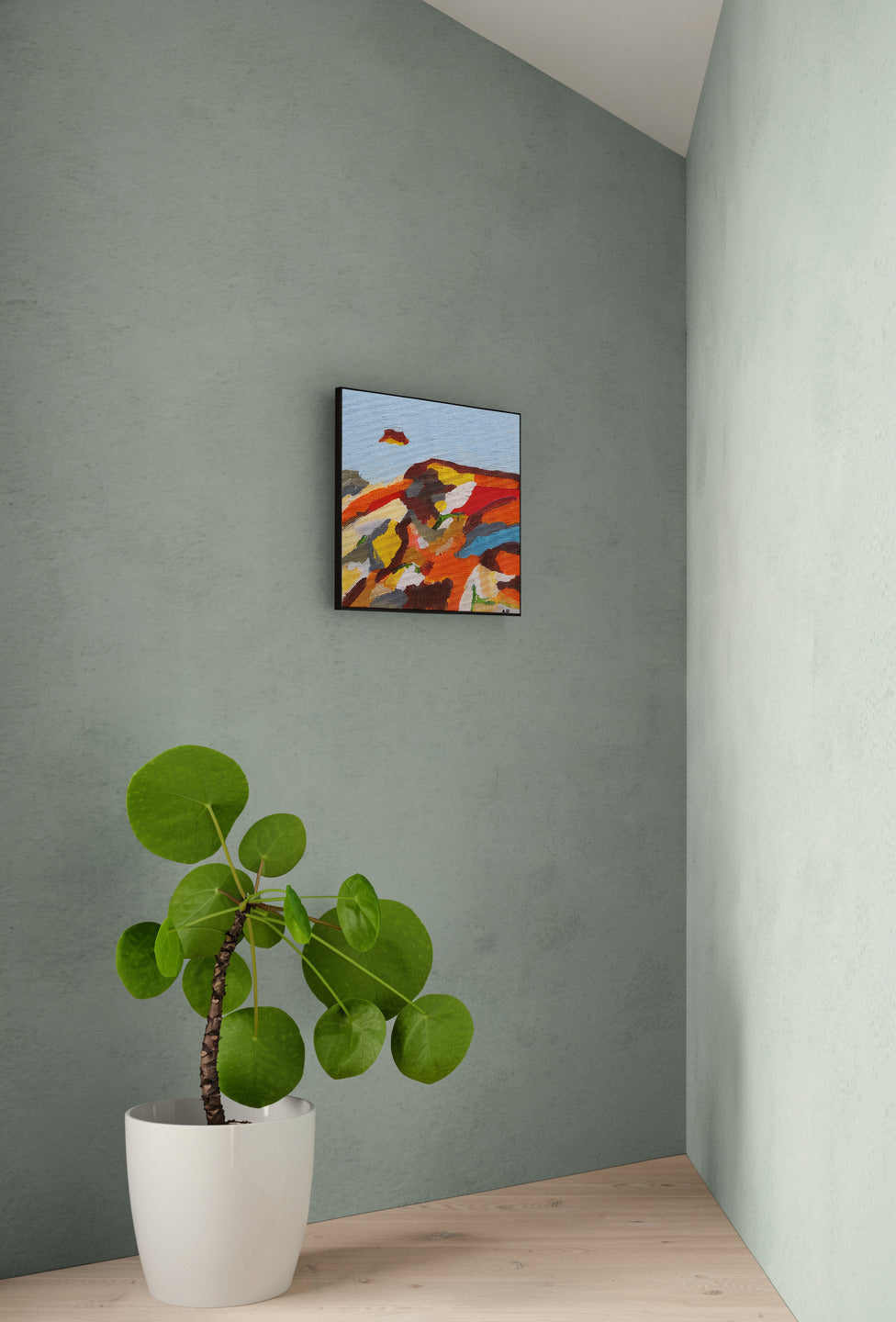 The Land I Carry Within – Original Abstract Landscape Painting